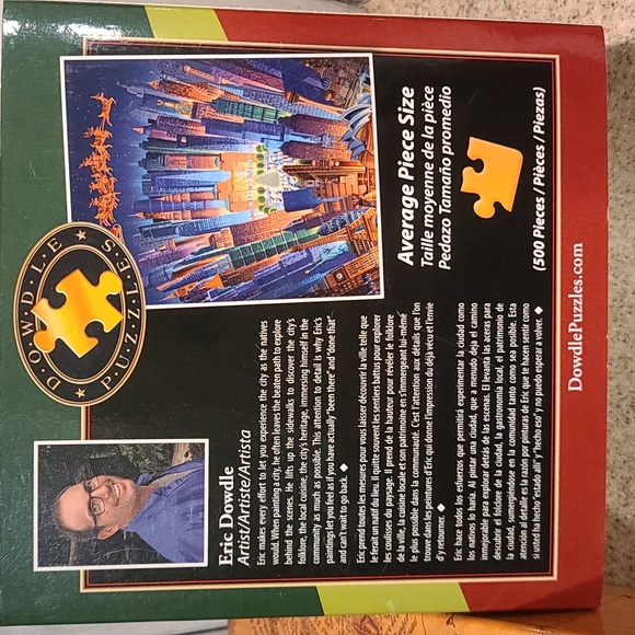 PUZZLE Christmas Around the World by Dowdle NIB 500 pc - Picture 7 of 8